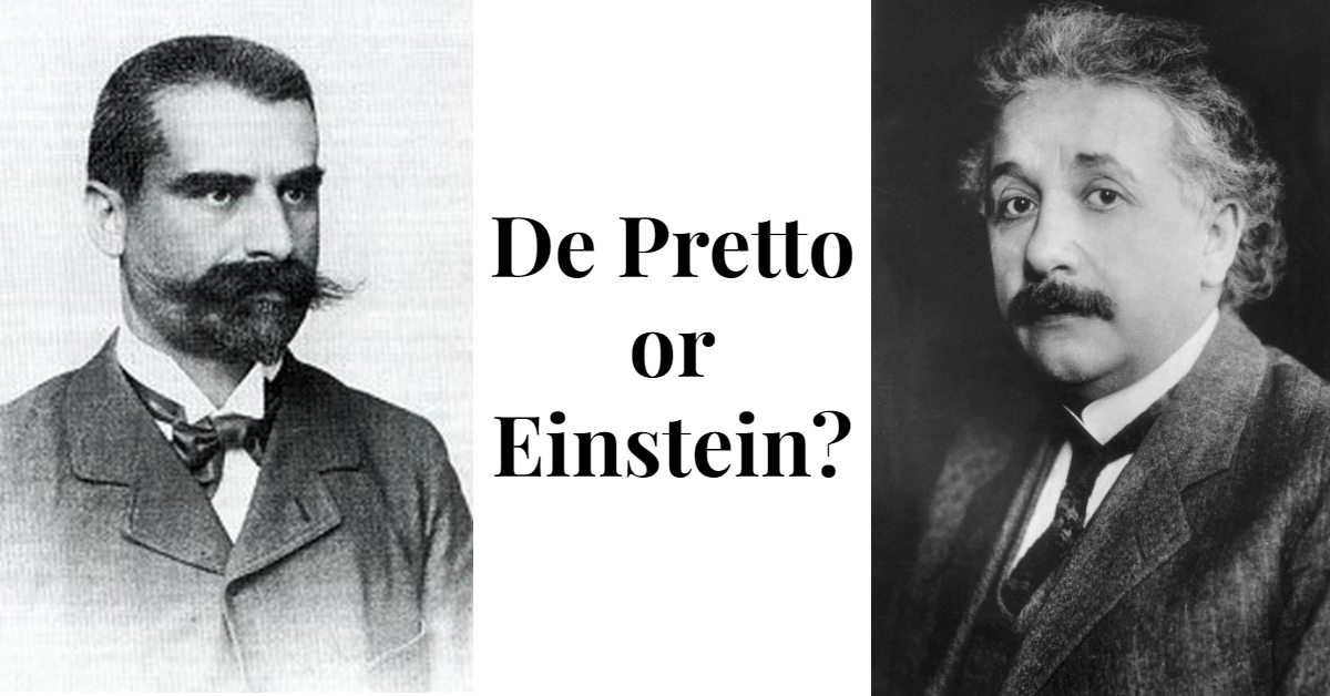 De Pretto or Einstein